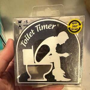 Katamco The Original Toilet Timer (Classic) 5-Minute Sand Timer Gag Gift